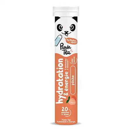 Panda Hydratation & Energie Past Effervescente Pêche T/20