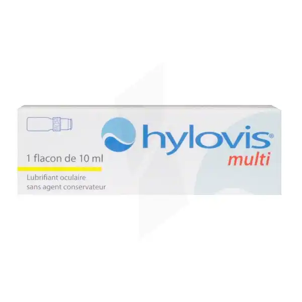 Hylovis Multi Solution Ophtalmique Lubrifiante Pour Instillation Oculaire 10ml