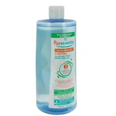 Puressentiel Assainissant Gel.antibactérien 3 Huiles Essentielles Eco-recharge/975ml à CAHORS