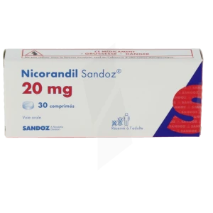 Nicorandil Sandoz 20 Mg, Comprimé