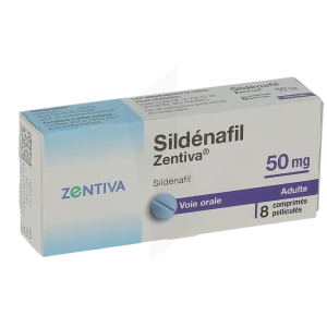 Sildenafil Zentiva 50 Mg, Comprimé Pelliculé