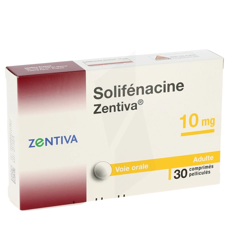 Solifenacine Zentiva 10 Mg, Comprimé Pelliculé