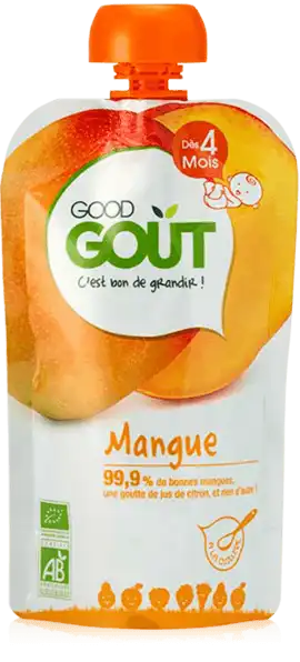 Good Goût Alimentation Infantile Mangue Gourde/120g