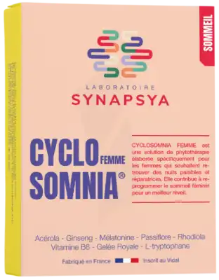Synapsya Cyclosomnia Femme Gélules B/30 à PINS-JUSTARET