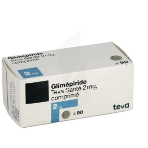 Glimepiride Teva Sante 2 Mg, Comprimé