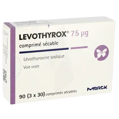 Levothyrox 75 Microgrammes, Comprimé Sécable à Paris