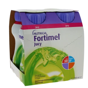 Fortimel Jucy Nutriment Pomme 4 Bouteilles/200ml