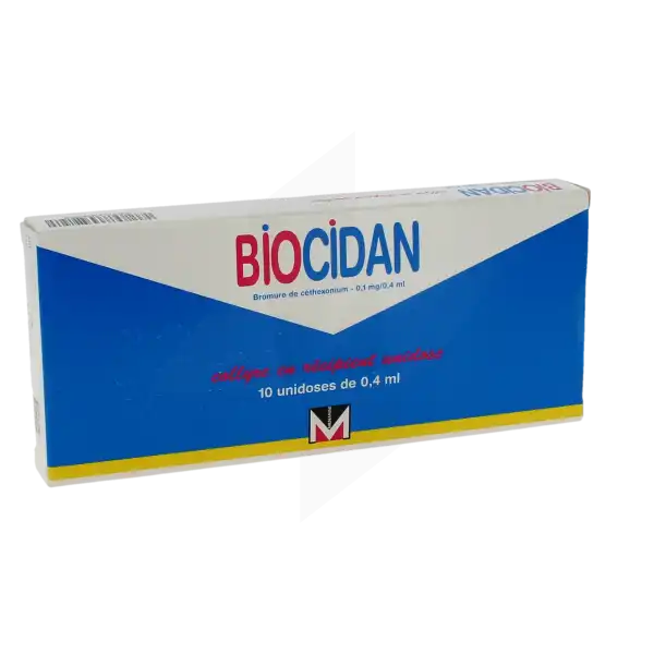 Biocidan 0,1 Mg/0,4 Ml, Collyre En Récipient Unidose