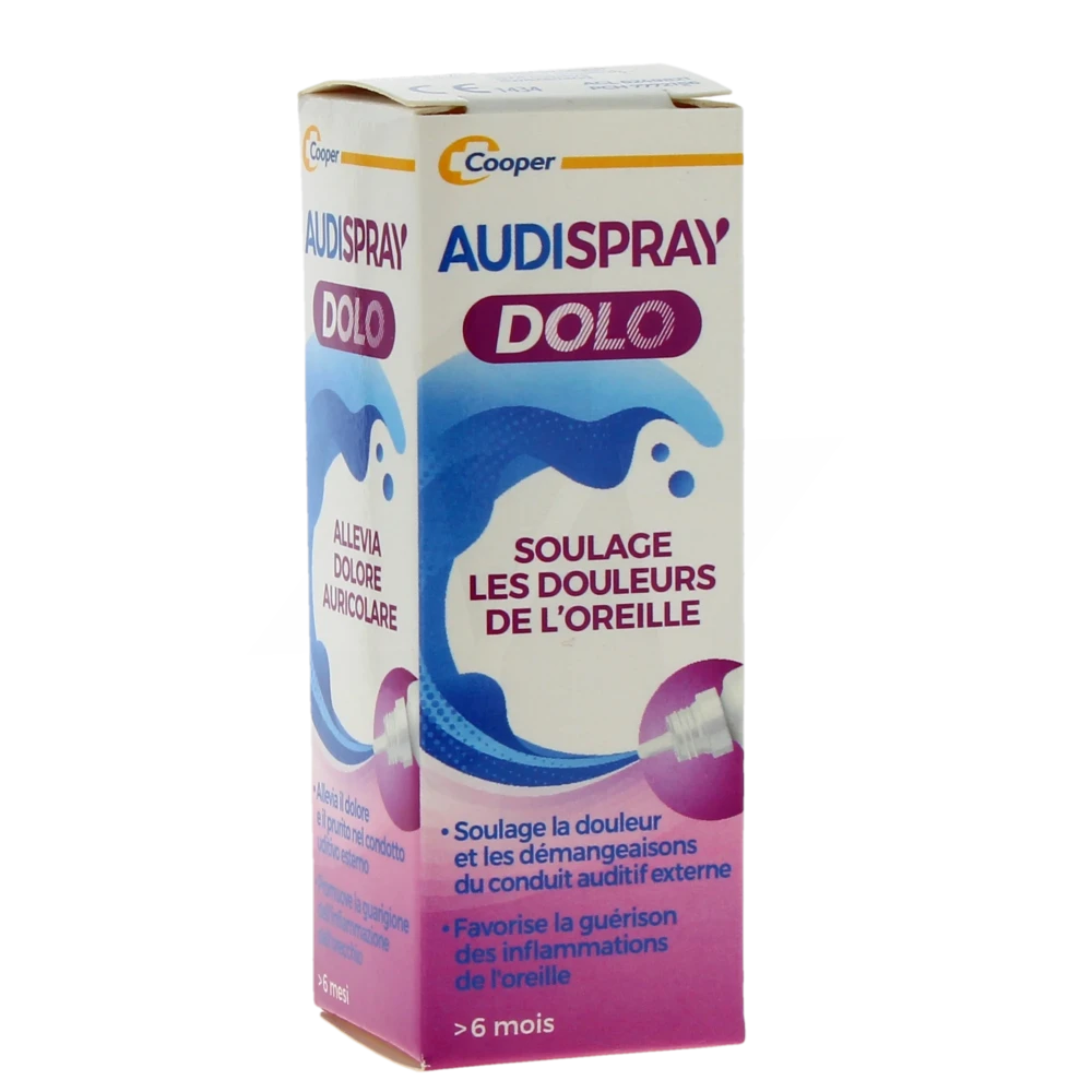 Audispray Dolo Gouttes Auriculaires + 6 Mois Flacon De 7 G
