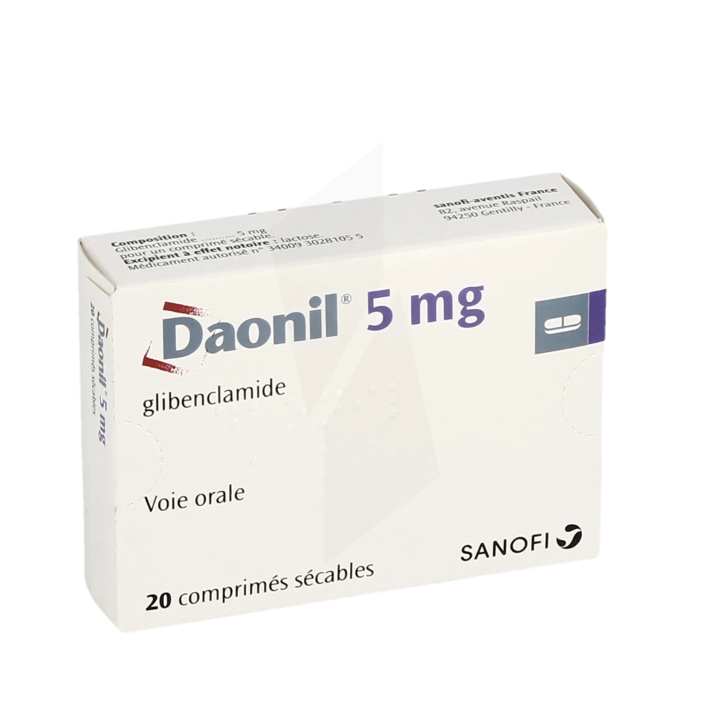 meSoigner Daonil 5 Mg Comprime Secable GLIBENCLAMIDE