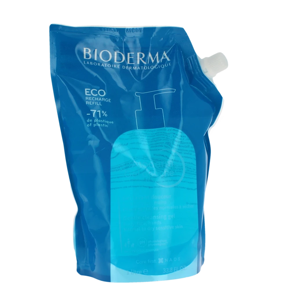 Bioderma Atoderm Gel Douche Lavant Doux Hydratant Sans Savon Eco Recharge 1 L