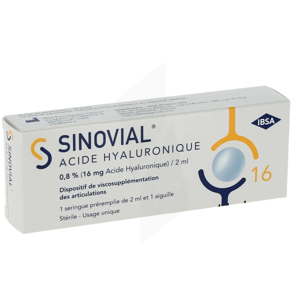 Sinovial 0,8% - Boite De 1 Seringue