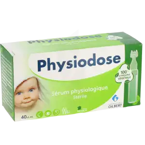 Physiodose Solution Sérum Physiologique 40unidoses/5ml à ANDERNOS-LES-BAINS