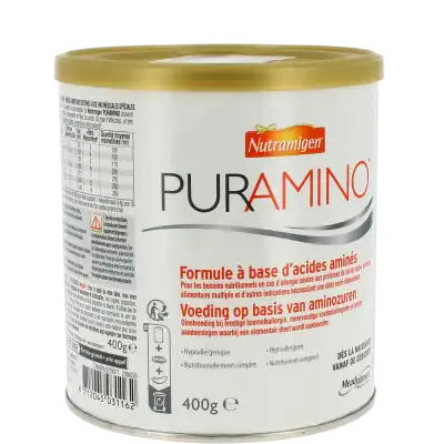 Nutramigen Puramino Formule à Base D'acides Aminés Pot/400g à MARSEILLE