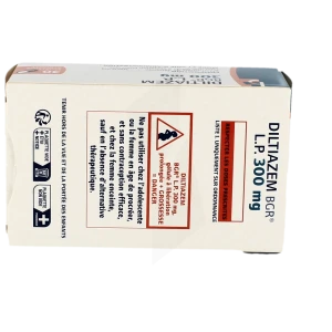 Diltiazem Bgr Lp 300 Mg, Gélule à Libération Prolongée