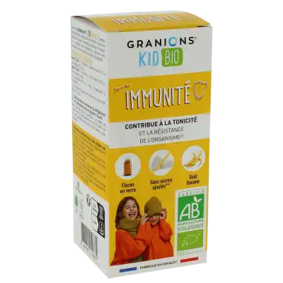 Granions Enfant Immunité Sirop Banane Fl/125ml à Hagetmau
