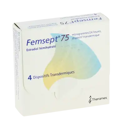 FEMSEPT 75 microgrammes/24 heures, dispositif transdermique