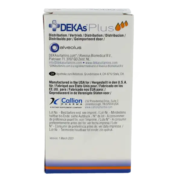 Dekas Plus Liquide Nutriment Fl/60ml Av Pipette