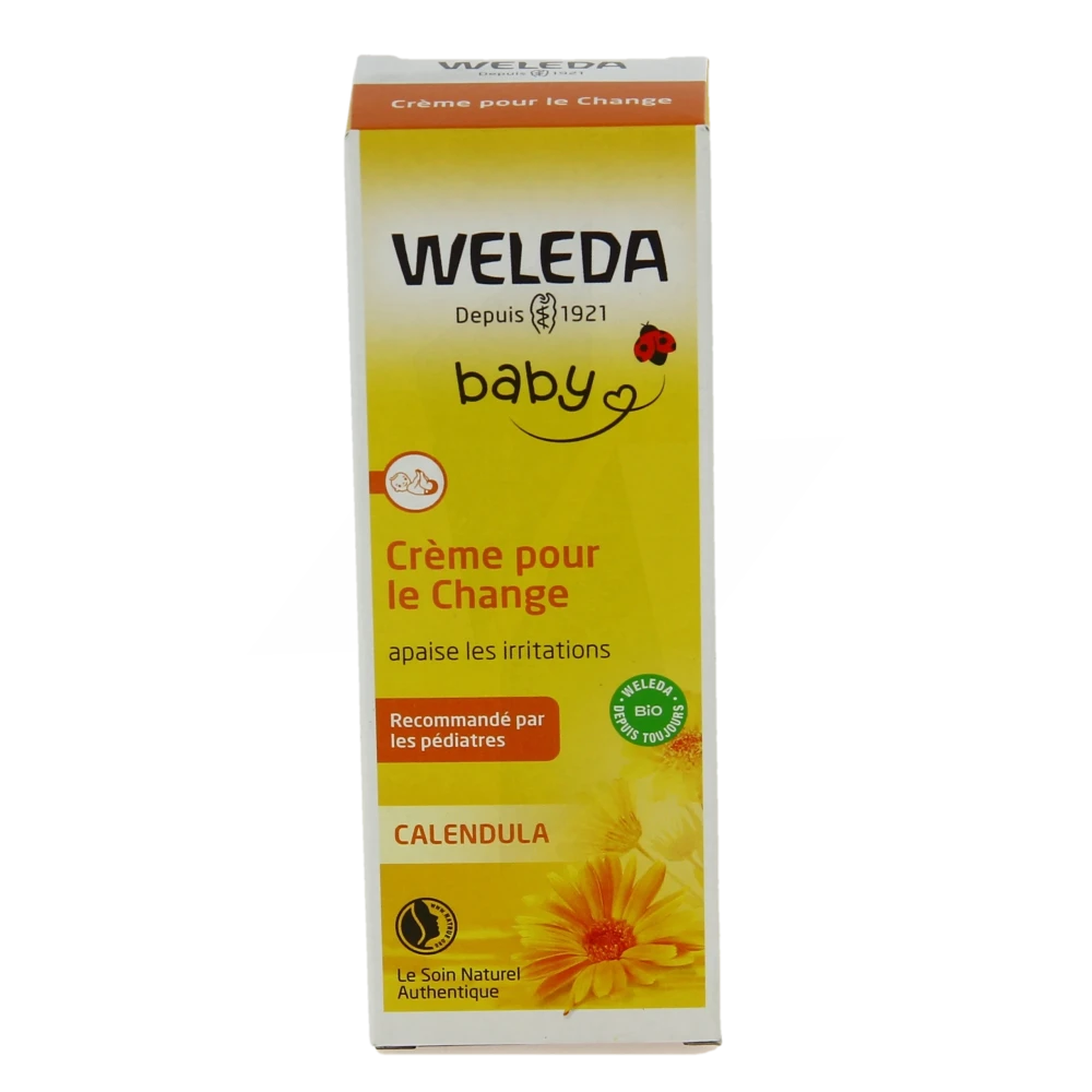 Crème pour le change au Calendula bébé Weleda - contre les irritations