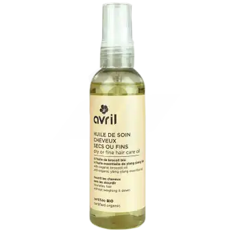 Avril Huile De Soin Cheveux Secs Ou Fins Bio 100ml