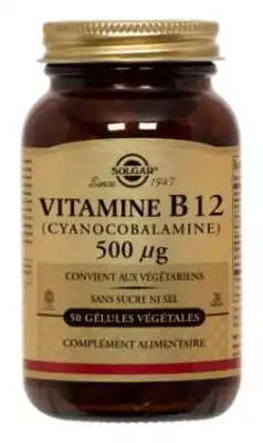 Solgar Vitamine B12 500ug à Nice