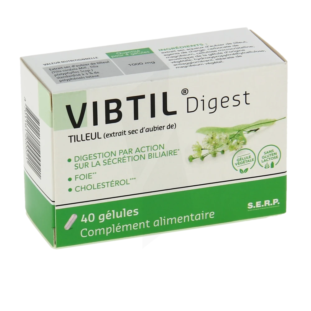 Vibtil Digest Tilleul Gél B/40