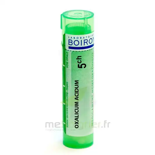 Boiron Oxalicum Acidum 5ch Granules Tube De 4g