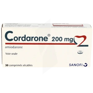 Cordarone 200 Mg, Comprimé Sécable