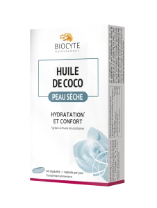 Biocyte Huile De Coco Caps Peau Sèche B/30
