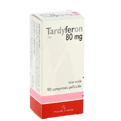 Tardyferon 80 Mg, Comprimé Pelliculé à Saint-Avold