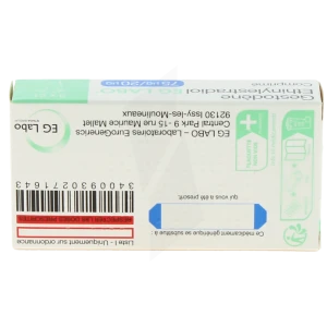 Gestodene/ethinylestradiol Eg Labo 75 µg/20 µg Cpr 3plq/21