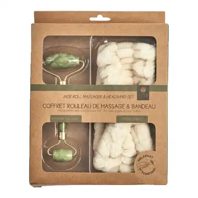 Lcdt Coffret Masseur Pierre De Jade + Bandeau à Noé