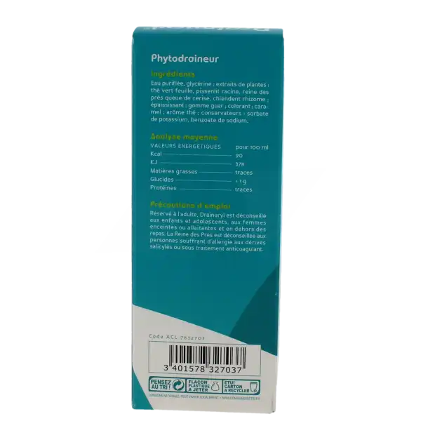 Drainuryl Sans Sucre S Buv Fl/250ml