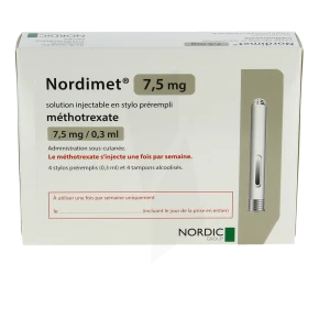 Nordimet 7,5 Mg, Solution Injectable En Stylo Prérempli