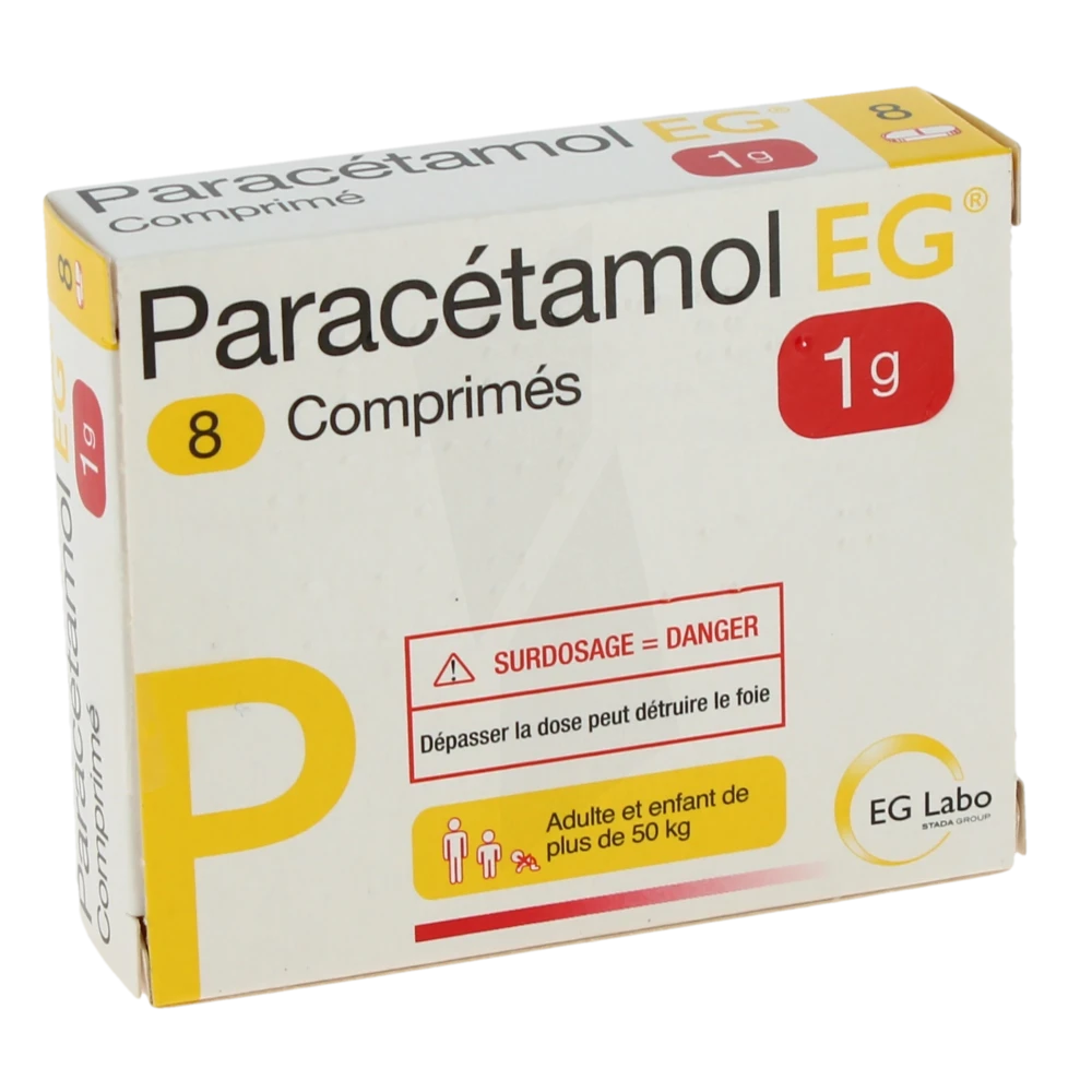 Paracetamol Eg 1 G, Comprimé