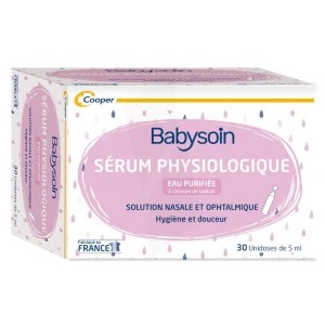 Babysoin Solution Sérum Physiologique 30 Unidoses/5ml