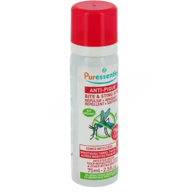 Puressentiel Anti-pique Spray 5 Huiles Essentielles Citriodiol Fl/75ml à  Perpignan