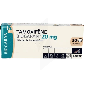 Tamoxifene Biogaran 20 Mg, Comprimé