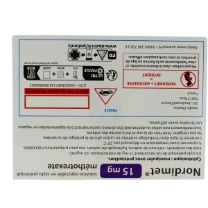 Nordimet 15 Mg, Solution Injectable En Stylo Prérempli