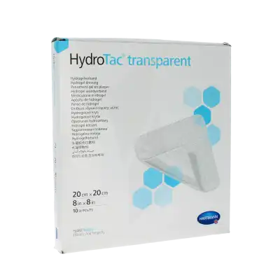 Hydrotac Transparent Pansements Gel Non Adhésif 20x20cm B/ 10 à Angers