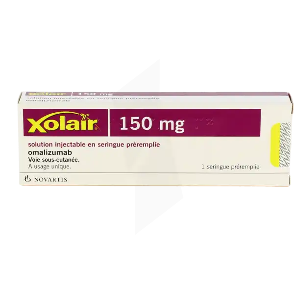 Xolair 150 Mg, Solution Injectable En Seringue Préremplie
