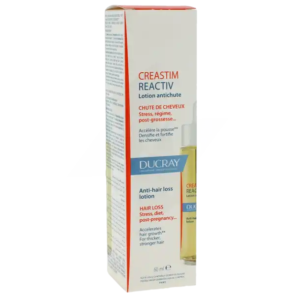 Ducray Anaphase Reactiv Creastim Lotion Anti-chute Fl Cpte-gttes/60ml
