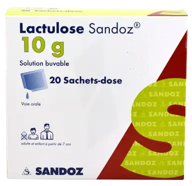 Lactulose Sandoz 10 G, Solution Buvable En Sachet-dose à Bordeaux
