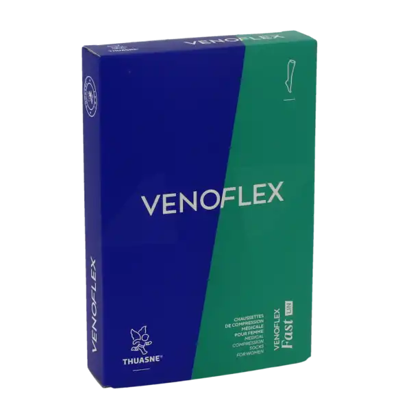 Venoflex Fast 2 Chaussette Lin Femme Naturel Taille 2n