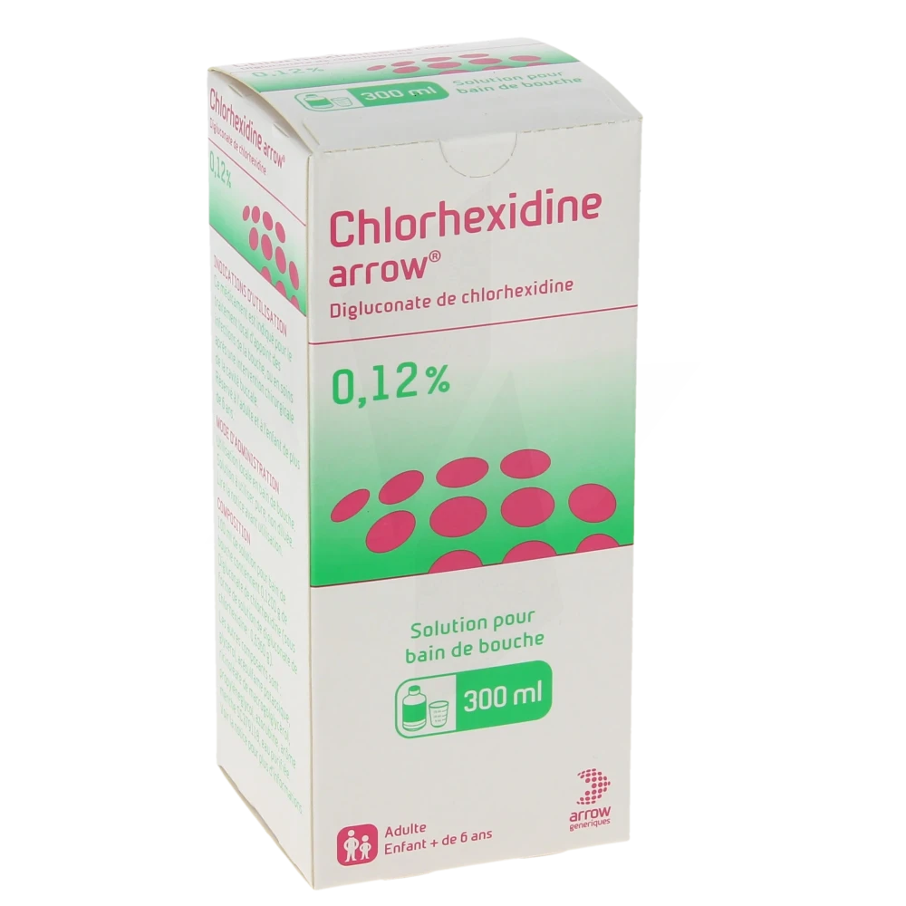 Chlorhexidine Arrow 0,12 %, Solution Pour Bain De Bouche