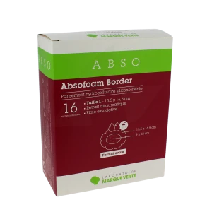 Absofoam Border Ovale Pans L 13,5x16,5cm B/16