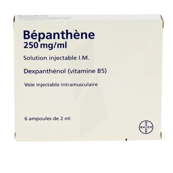 Bepanthene 250 Mg/ml, Solution Injectable I.m.