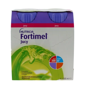Fortimel Jucy Nutriment Pomme 4 Bouteilles/200ml