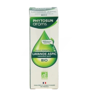 Phytosun Aroms Huile Essentielle Bio Lavande Aspic Fl/10ml