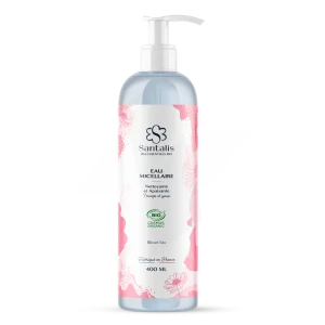 Santalis Dermo Eau Micellaire Démaquillante Bio Fl Pompe/400ml